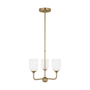 Generation GLC1073 Emile 3-lt 16" Chandelier - Satin Brass