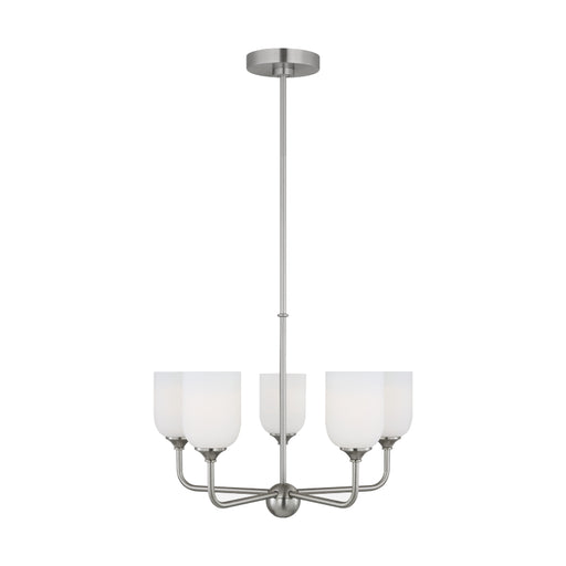 Generation GLC1085 Emile 5-lt 20" Chandelier - Brushed Steel