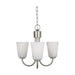 Generation GLC1123 Miles 3-lt 18" Chandelier - Brushed Nickel