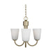 Generation GLC1123 Miles 3-lt 18" Chandelier - Satin Brass