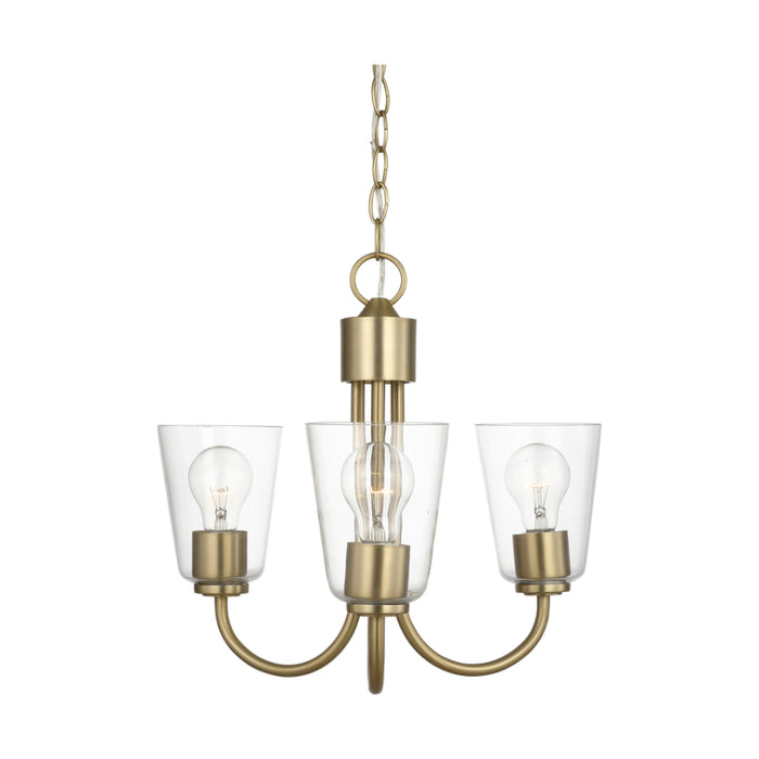 Generation GLC1153 Miles 3-lt 18" Chandelier - Satin Brass
