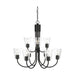 Generation GLC1169 Miles 9-lt 29" Chandelier - Midnight Black