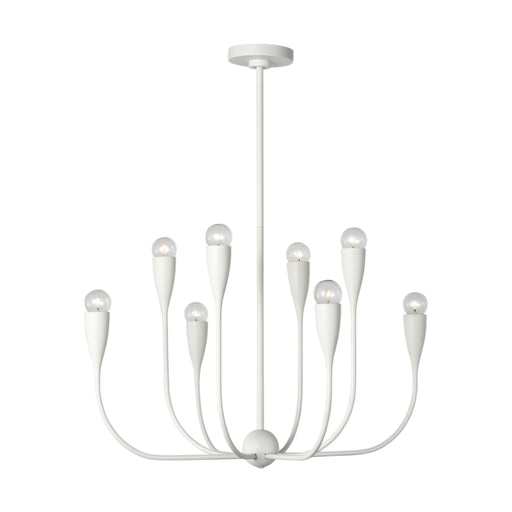 Generation GLC1218 Maya 8-lt 27" Chandelier - Matte White