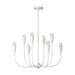 Generation GLC1218 Maya 8-lt 27" Chandelier - Matte White