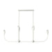 Generation GLC1226 Maya 6-lt 48" Linear Chandelier - Matte White