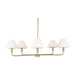 Generation GLC1235 Mendota 5-lt 40" Chandelier - Satin Brass