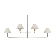 Generation GLC1244 Mendota 4-lt 50" Chandelier - Satin Brass