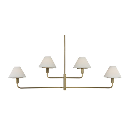 Generation GLC1244 Mendota 4-lt 50" Chandelier - Satin Brass