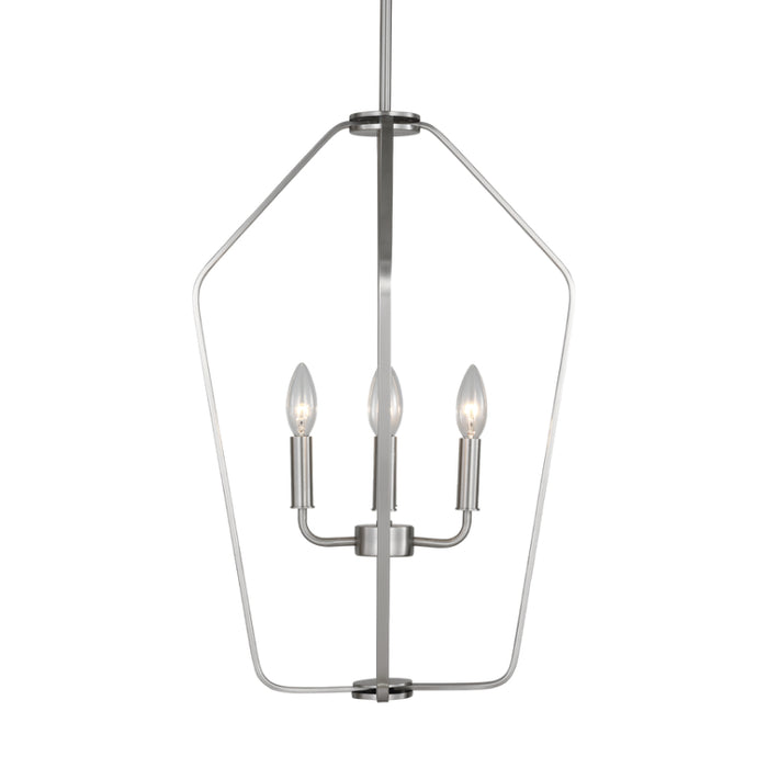 Generation GLC1264 Kennan 4-lt 16" Chandelier - Brushed Nickel
