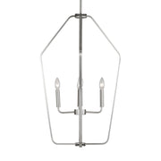 Generation GLC1274 Kennan 4-lt 19" Chandelier - Brushed Nickel