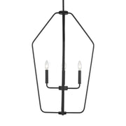 Generation GLC1274 Kennan 4-lt 19" Chandelier - Midnight Black