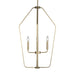 Generation GLC1274 Kennan 4-lt 19" Chandelier - Satin Brass