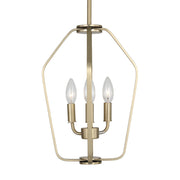 Generation GLC1283 Kennan 3-lt 11" Chandelier - Satin Brass