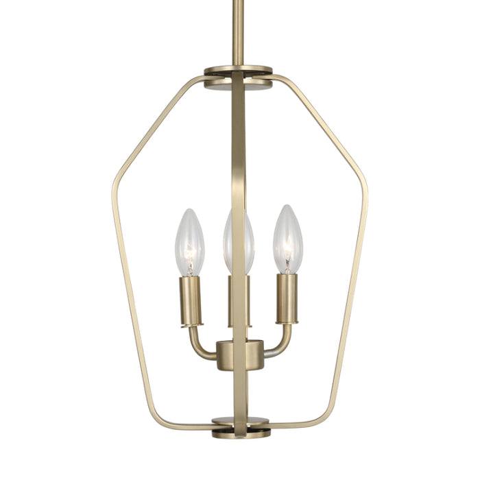 Generation GLC1283 Kennan 3-lt 11" Chandelier - Satin Brass