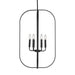 Generation GLC1316 Loretto 6-lt 19" Chandelier - Midnight Black