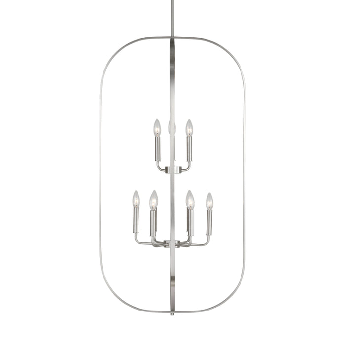 Generation GLC1329 Loretto 9-lt 24" Chandelier - Brushed Nickel