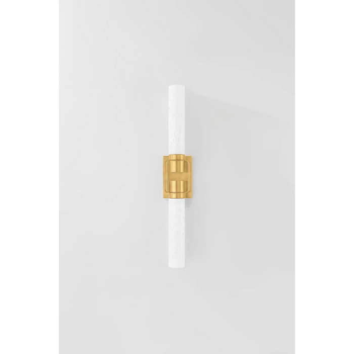 Hudson Valley 3726 Glen Oaks 2-lt 26" Tall Wall Sconce - Aged Brass