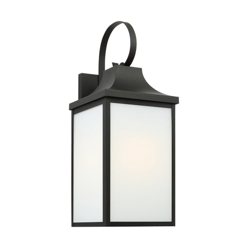 Generation GLO1031 Saybrook 1-lt 22" Tall Outdoor Large Wall Lantern - Textured Black