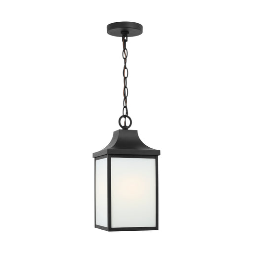 Generation GLO1041 Saybrook 1-lt 7" Hanging Lantern - Textured Black