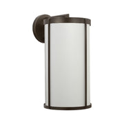 Generation GLO1121C Luning 1-lt 19" Tall Outdoor Extra Large Wall Lantern - Antique Bronze/White Aluminum