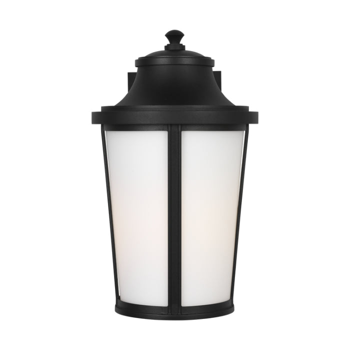 Generation GLO1151 Portola 1-lt 14" Tall Outdoor Medium Wall Lantern - Textured Black