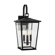 Generation GLO1403 Linton 3-lt 20" Tall Outdoor Wall Lantern - Textured Black