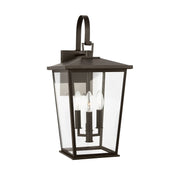 Generation GLO1403 Linton 3-lt 20" Tall Outdoor Wall Lantern - Antique Bronze