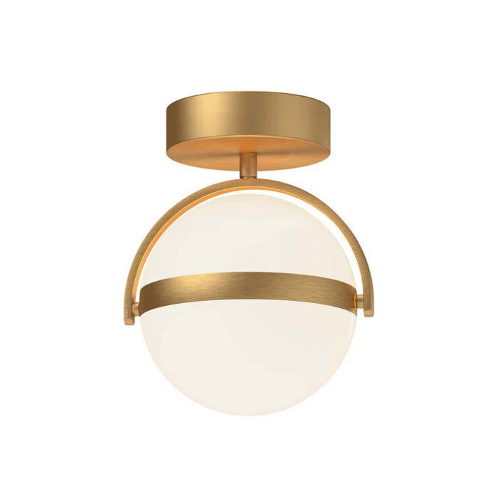 Alora FM301001 Globo 1-lt 7" LED Flush Mount - Brushed Gold