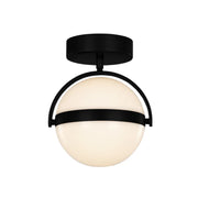 Alora FM301001-UNV Globo 1-lt 7" LED Flush Mount, Universal Voltag - Matte Black