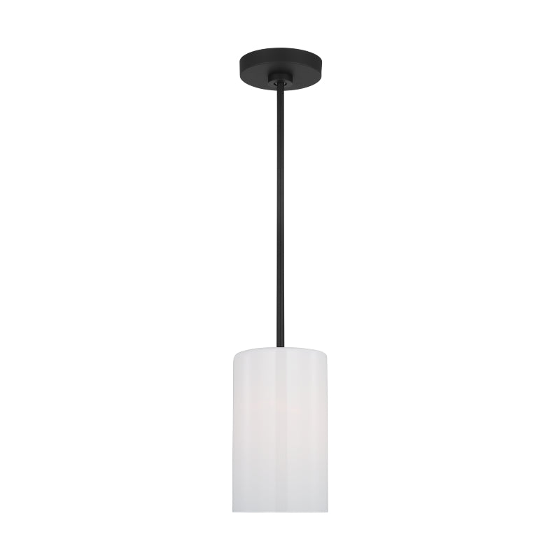 Generation GLP1001EN3 Rhett 1-lt 6" LED Pendant - Midnight Black