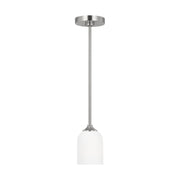 Generation GLP1021 Emile 1-lt 4" Pendant - Brushed Steel