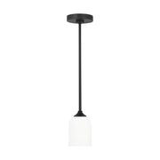 Generation GLP1021EN3 Emile 1-lt 4" LED Pendant - Midnight Black