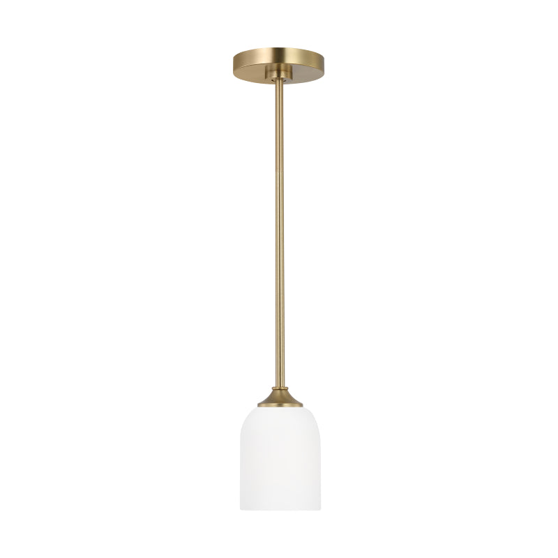 Generation GLP1021 Emile 1-lt 4" Pendant - Satin Brass