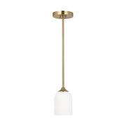 Generation GLP1021EN3 Emile 1-lt 4" LED Pendant - Satin Brass