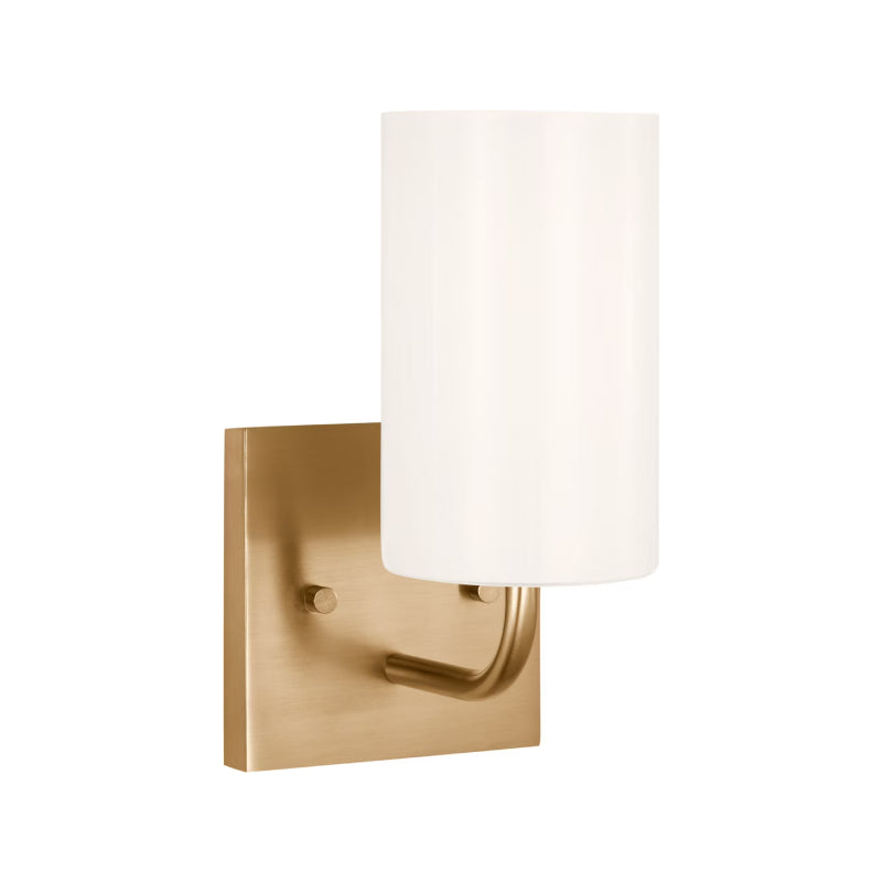 Generation GLV1001EN3 Rhett 1-lt 10" Tall LED Bath Light - Satin Brass