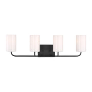 Generation GLV1004 Rhett 4-lt 31" Bath Light - Midnight Black