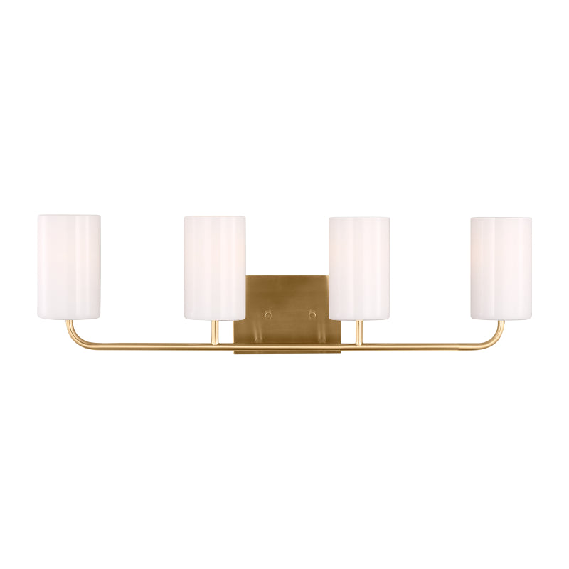 Generation GLV1004 Rhett 4-lt 31" Bath Light - Satin Brass
