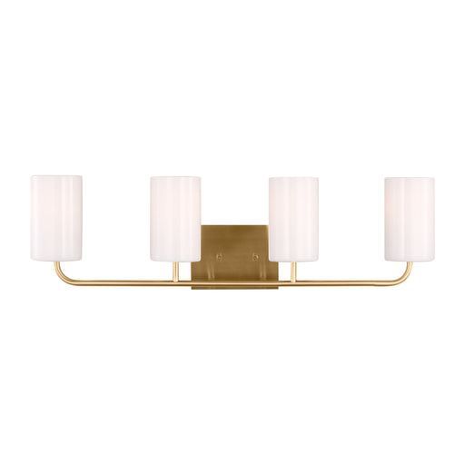 Generation GLV1004EN3 Rhett 4-lt 31" LED Bath Light - Satin Brass