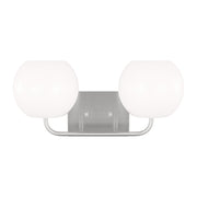 Generation GLV1012 Rory 2-lt 18" Bath Light - Brushed Steel