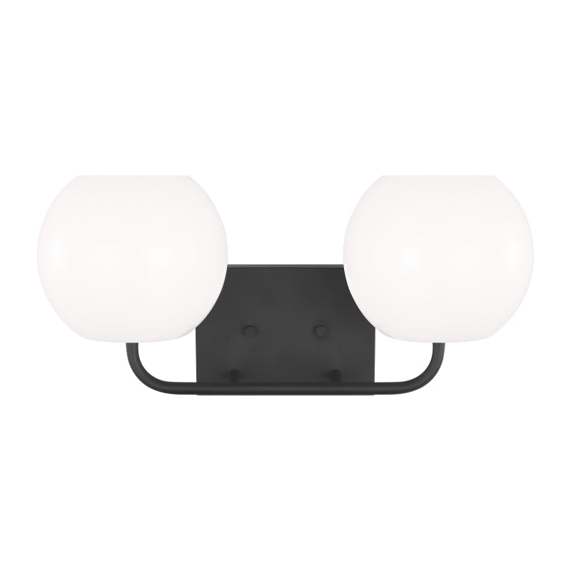 Generation GLV1012 Rory 2-lt 18" Bath Light - Midnight Black