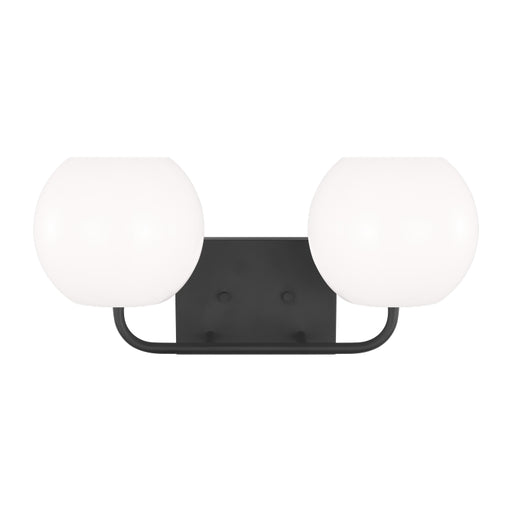Generation GLV1012EN3 Rory 2-lt 18" LED Bath Light - Midnight Black