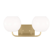 Generation GLV1012 Rory 2-lt 18" Bath Light - Satin Brass