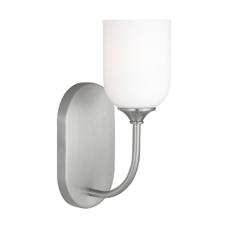 Generation GLV1021 Emile 1-lt 12" Tall Bath Light