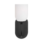 Generation GLV1021 Emile 1-lt 12" Tall Bath Light - Midnight Black