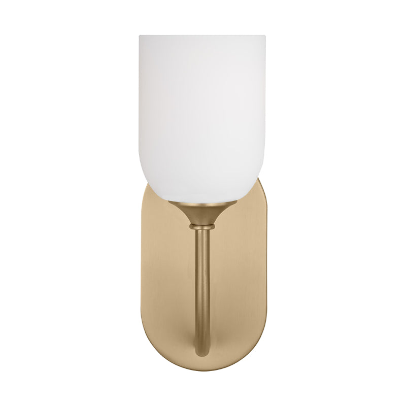 Generation GLV1021 Emile 1-lt 12" Tall Bath Light - Satin Brass