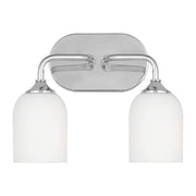 Generation GLV1022EN3 Emile 2-lt 13" LED Bath Light - Chrome