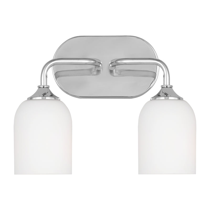 Generation GLV1022EN3 Emile 2-lt 13" LED Bath Light - Chrome