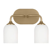 Generation GLV1022EN3 Emile 2-lt 13" LED Bath Light - Satin Brass