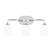 Generation GLV1023 Emile 3-lt 22" Bath Light - Chrome