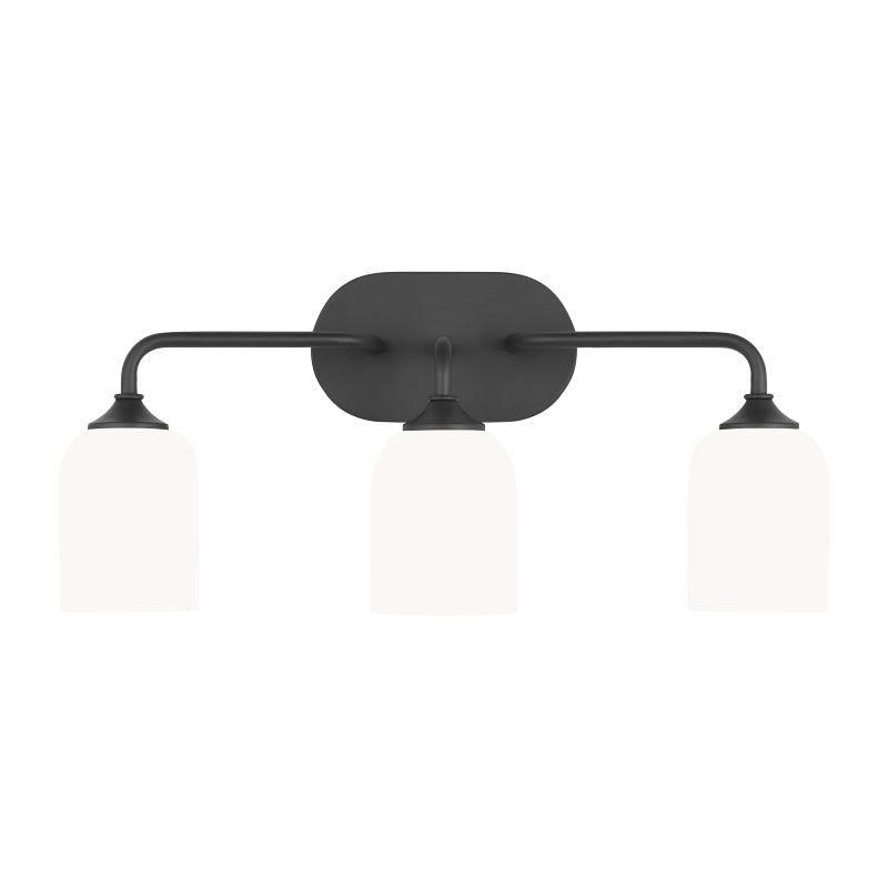 Generation GLV1023 Emile 3-lt 22" Bath Light - Midnight Black